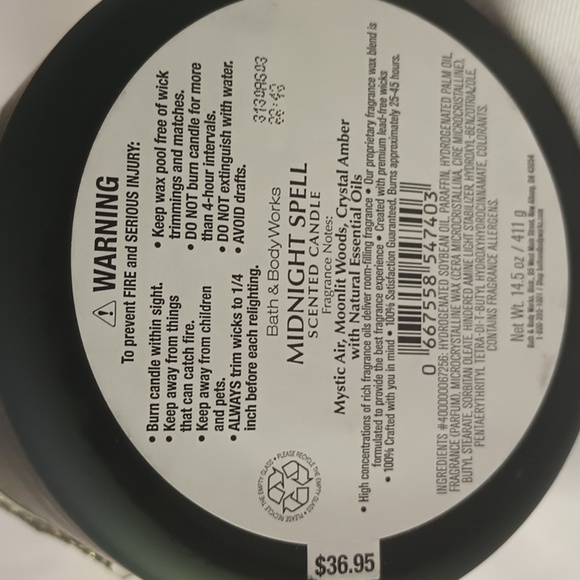 Bath & Body Works Snake Candle Halloween NWT - Picture 6 of 9